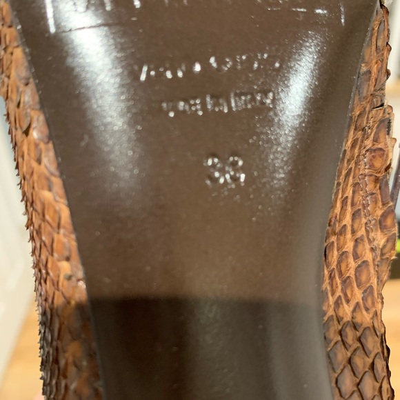 Vivien Lee thigh high genuine snakeskin boots - Picture 5 of 5